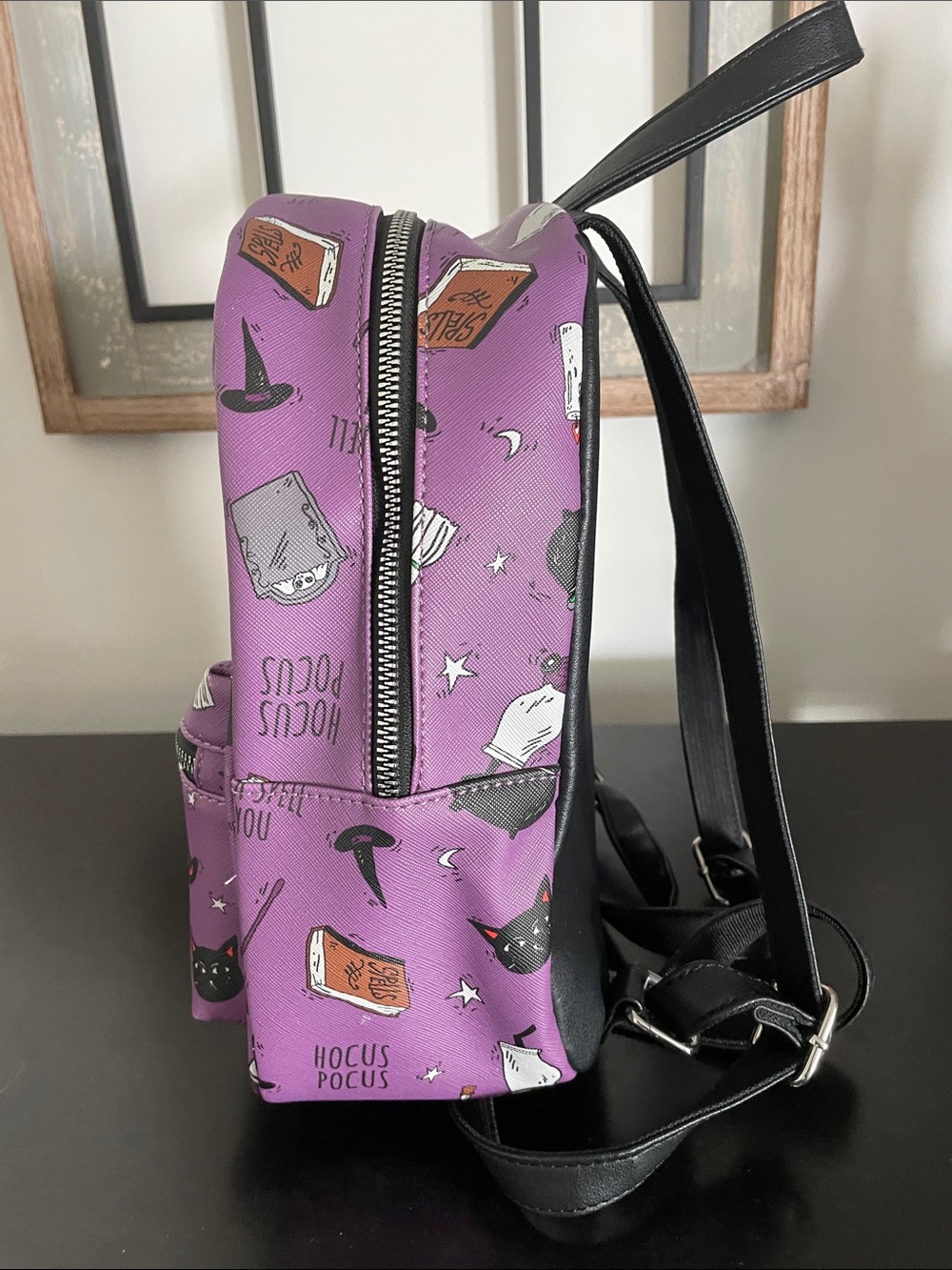 Disney Hocus Pocus Purple Mini Backpack - Picture 2 of 7